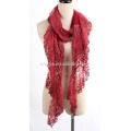 Fashion ladies crochet lace scarf